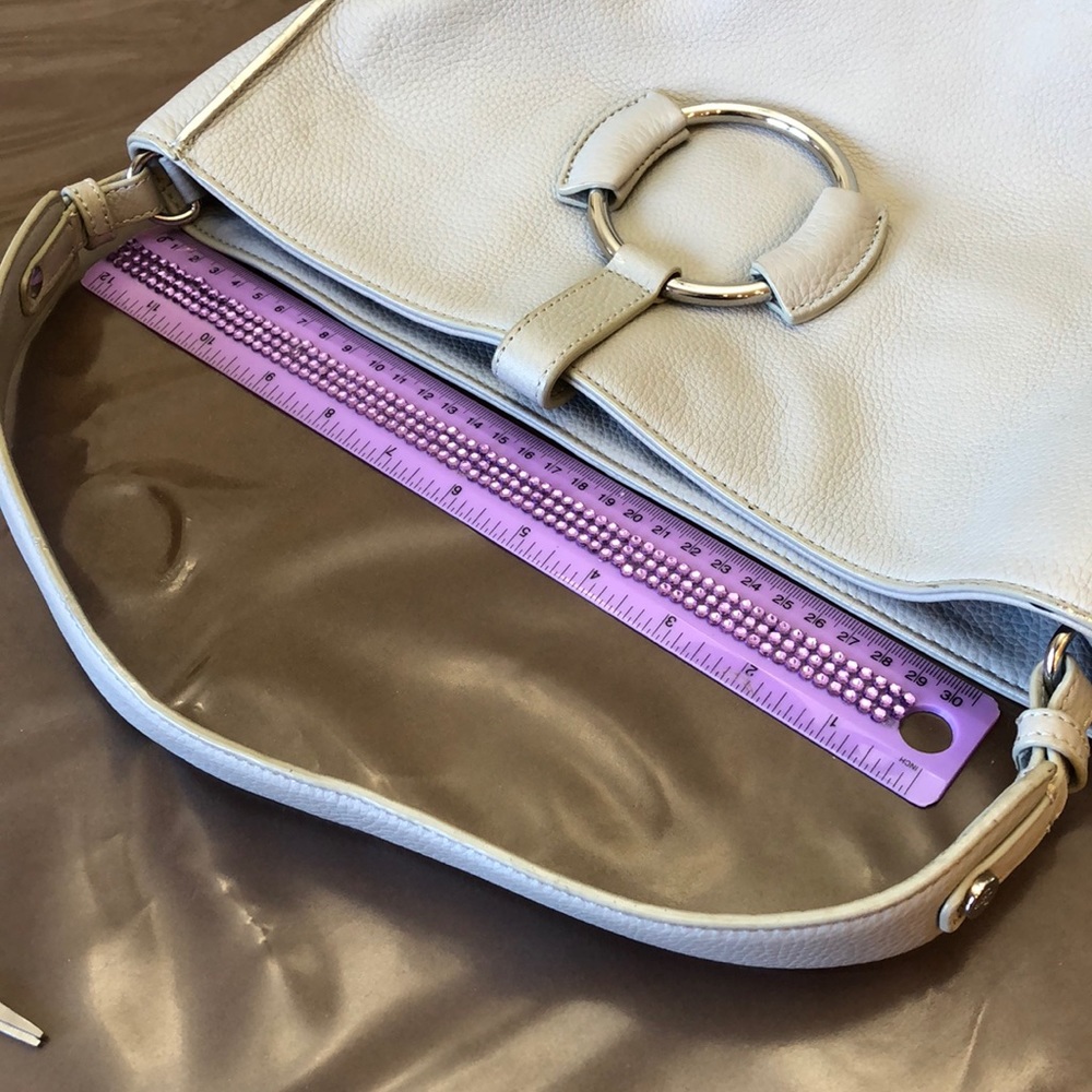 Sam Edelman Light Gray Leather Bag - Picture 7 of 9